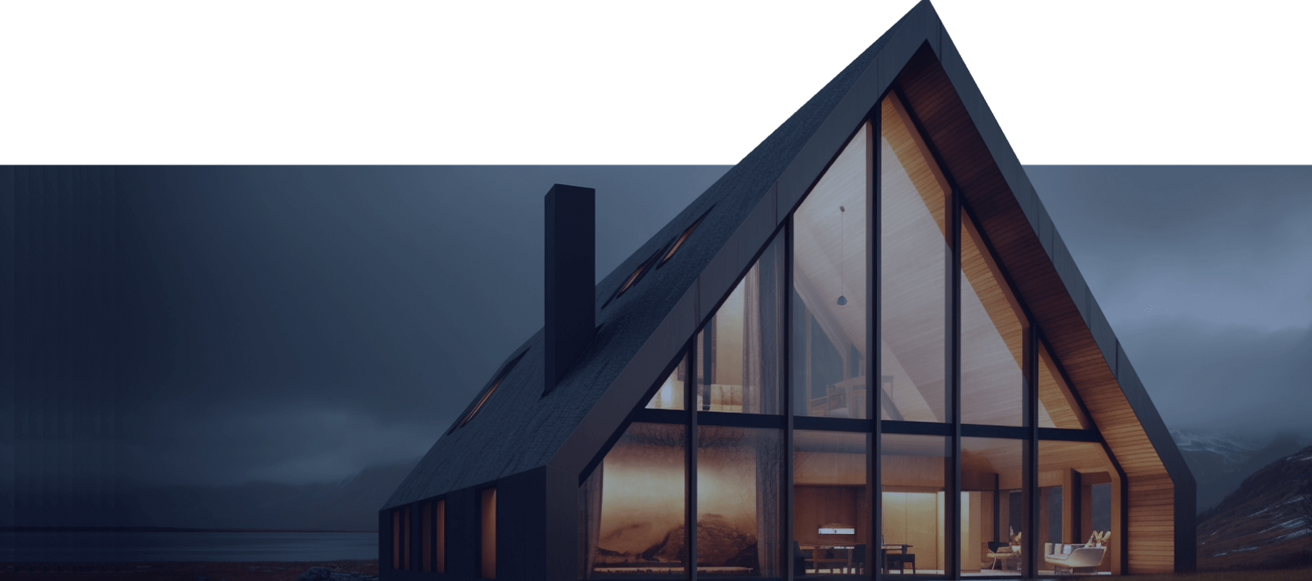 Top prefab homes designs - triangular Villa